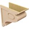 Ekena Millwork 11"W x 22"D x 22"H Classic Scroll Rough Cedar Woodgrain TimberThane Corbel, Primed Tan CORUR11X22X22SCRRCPR - alternate 6